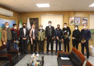 مراسم تجلیل و بدرقه دوومیدانی کاران نابینا آذربایجان شرقی برگزار شد